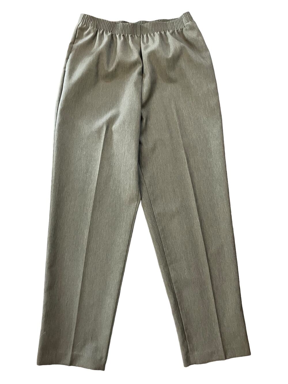 Allison Daley Women's Dark Green Elastic Waist Pants Career 100% Polyester SZ 14